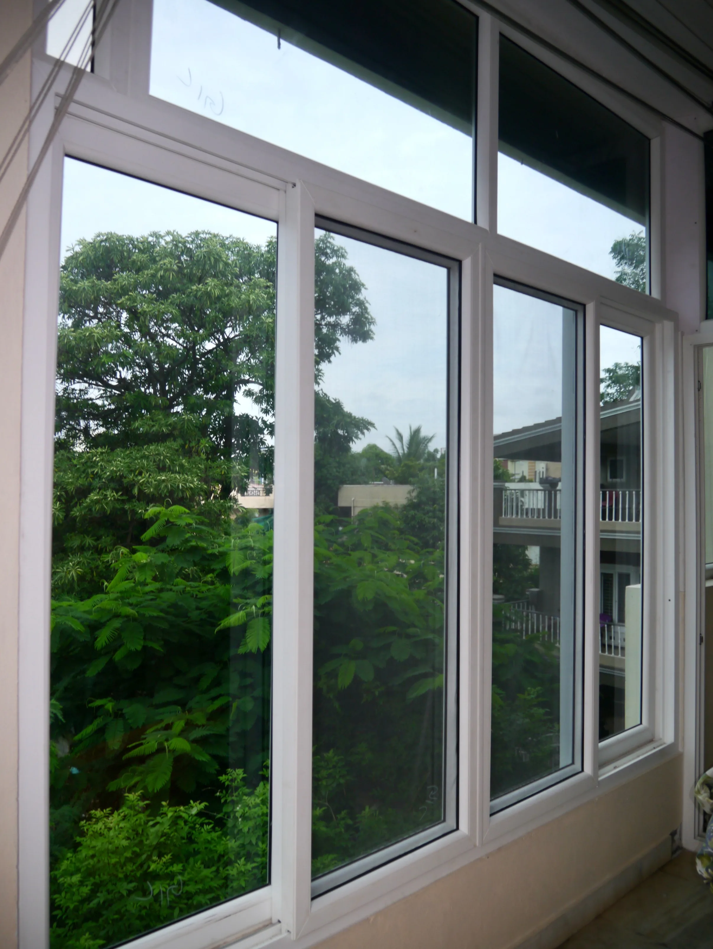 Balcony closing in Hyderabad with uPVC — Mason uPVC